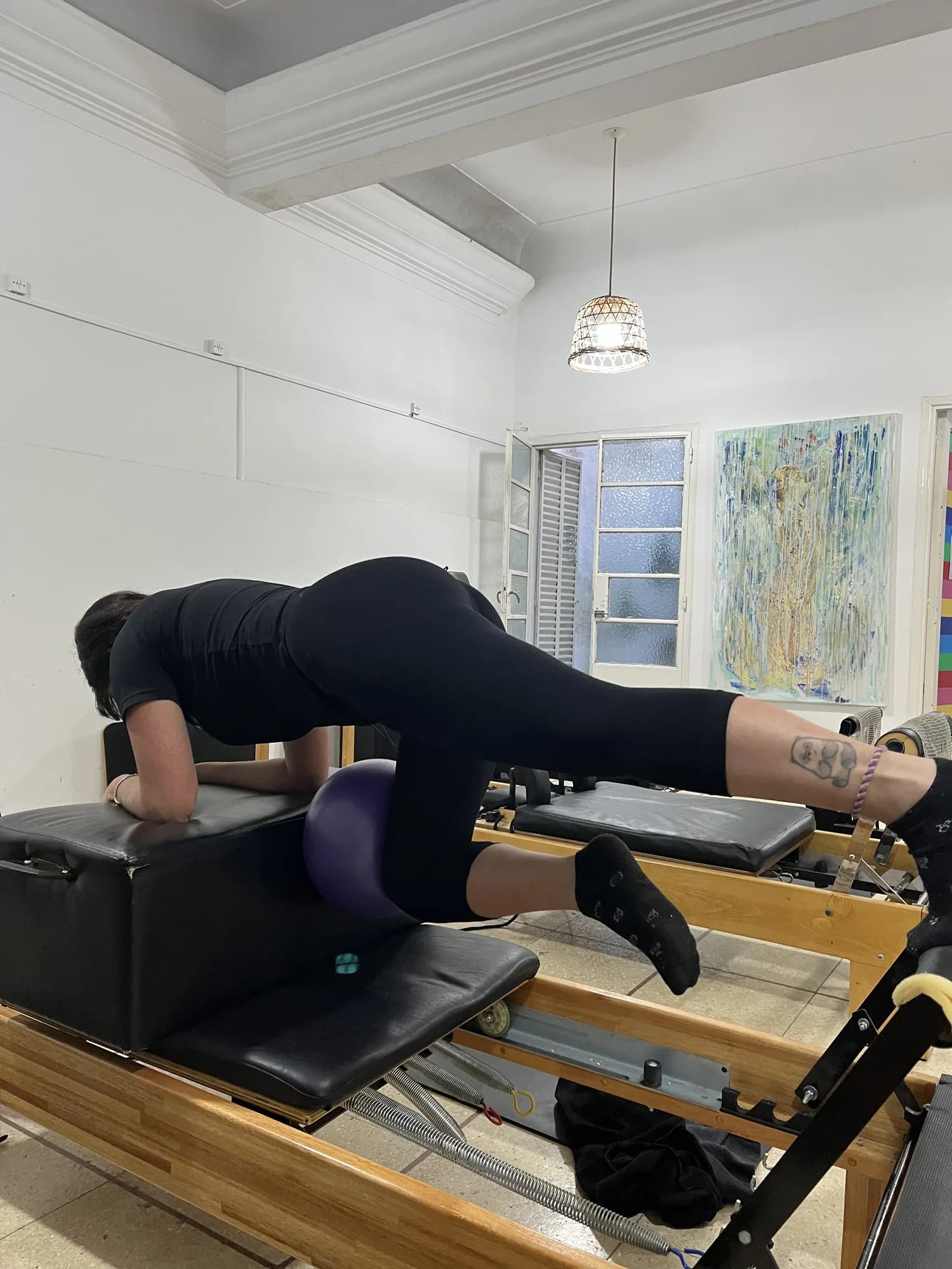 Clase de Pilates en MUV, vista general.